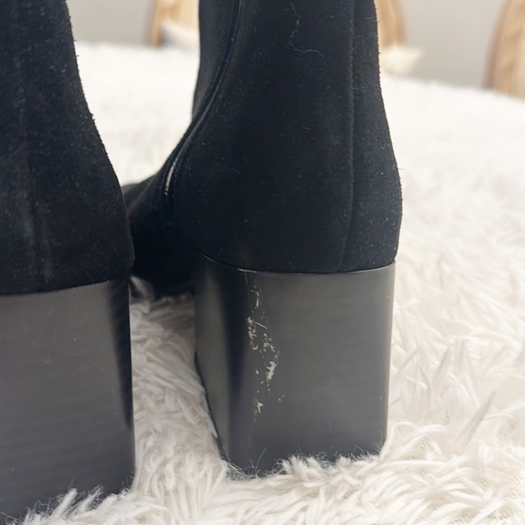 NEW Blondo x Zappos Scarlett Black Suede waterproof ankle boot women size 6 - Picture 8 of 8